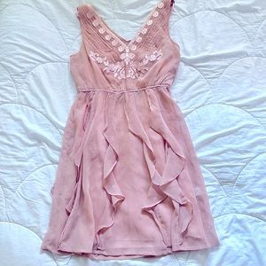 Lauren Conrad - Pink Lace Dress